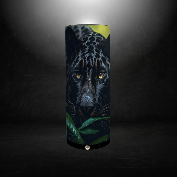 lámpara animal de un jaguar, con altavoz bluetooth
