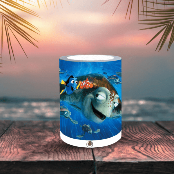 Lámpara buscando a nemo, con altavoz