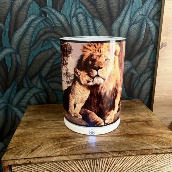 lámpara animales del Rey León.