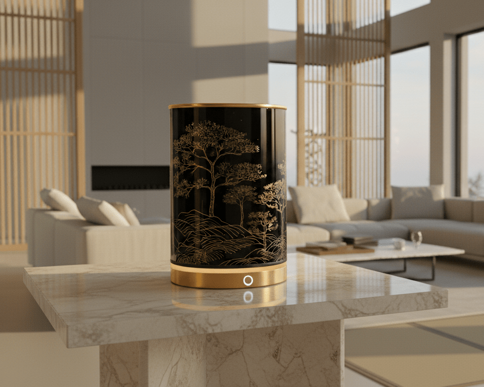 Mobiliario de diseño exclusivo con audio de alta fidelidad integrado lámpara de mesa con audio integrado